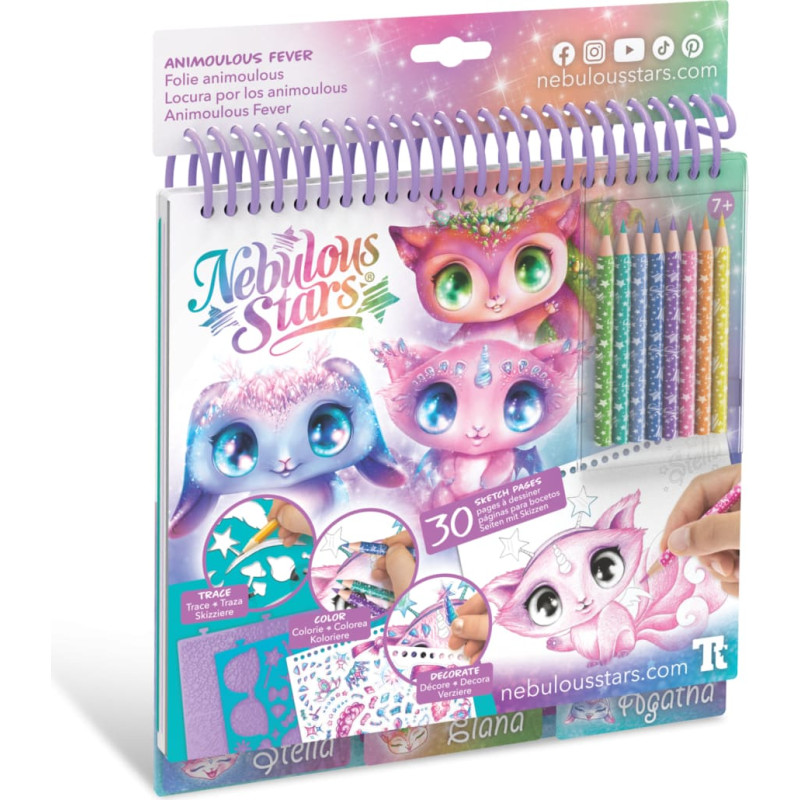 Nebulous Stars rado&scaron;ais komplekts Sketchbook-Animulous Fever, 11141