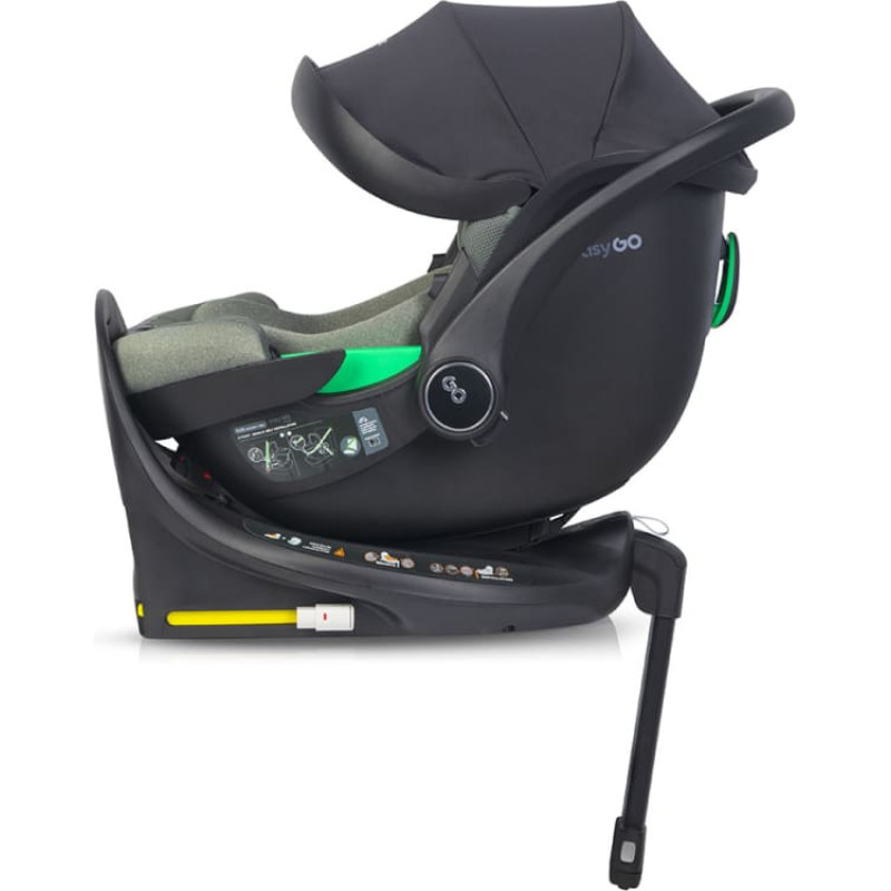 Vaikiška automobilinė kėdutė Euro-Cart Easy Go BUZ PRO Greener