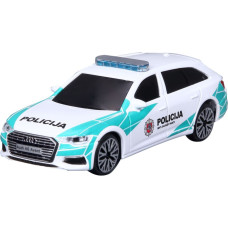 Bburago 1:43 automašīnas modelis Audi A6 Avant Lietuvas policijas vienība, ar gaismām un skaņu, 18-31053