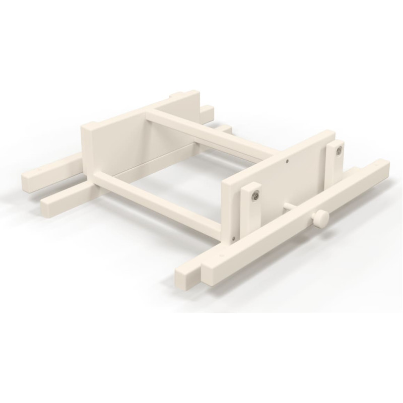 Ingvart skersinis supimo mechanizmas apvaliai/ovalai Smart lovytei milky