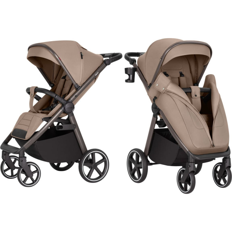 Carrello Baby Vežimėlis pasivaikščiojimams CARRELLO Bravo SL DELUXE CRL-5520 Desert Beige