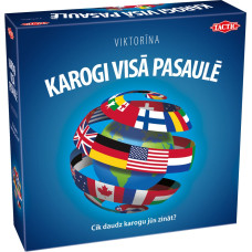 Tactic stalo žaidimas „Pasaulio vėliavos“ (latvių kalba)