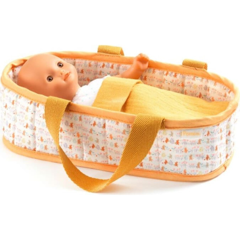 Djeco Mini Pomea - Lėlė su krep&scaron;eliu - Sa&scaron;a