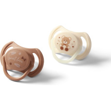 Babyono symmetrical silicone soothers 0-6 m 1669/01