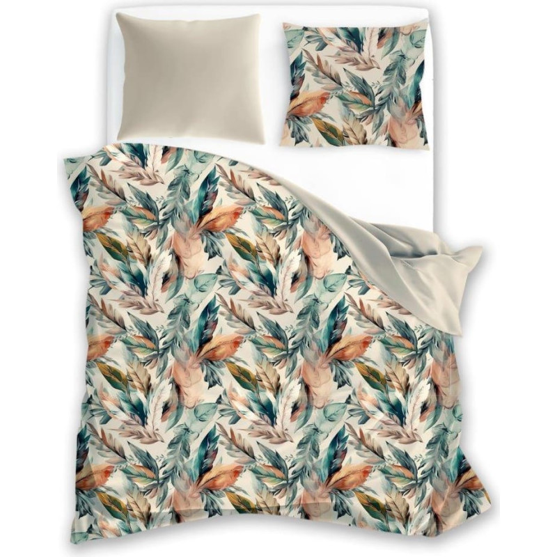 POŚCIEL KPL.140X200+70X90 MILAGRO VERDE 005 SATYNA BAW.