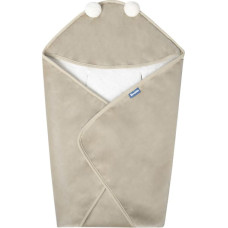 Sensillo CARRY COT SWADDLE BLANKET PLUSH RAM 75X75 BEIGE
