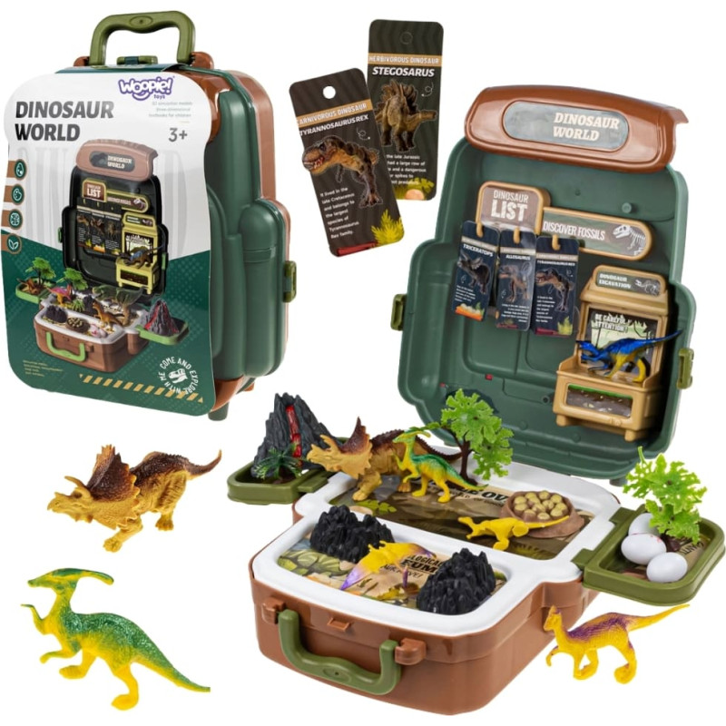 Woopie Walizka Dinosaur World - Edukacyjny Zestaw Odkrywcy Dinozaur&oacute;w