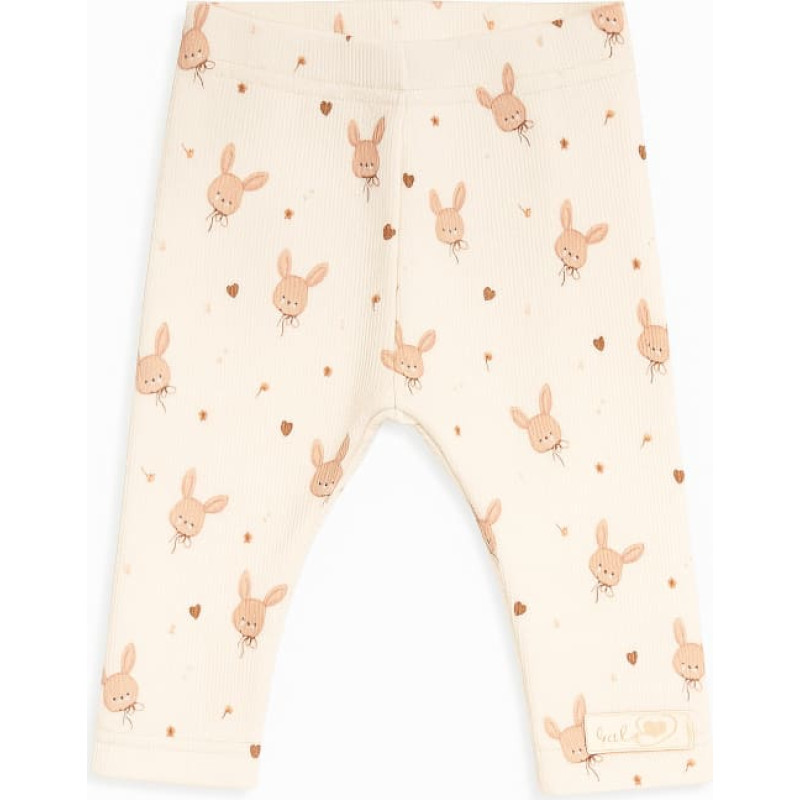 Baby In World BABY 01983 Leginsy niemowlęce Kr&oacute;lik 80/86 prążek