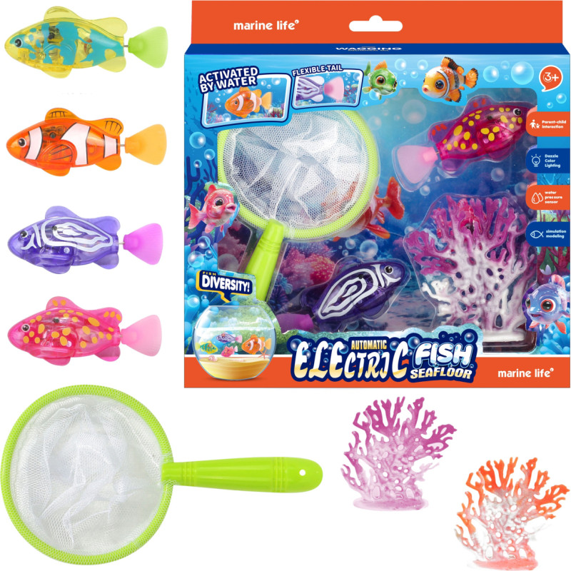 ZESTAW RYBEK PŁYWAJĄCYCH Z PODBIERAKIEM