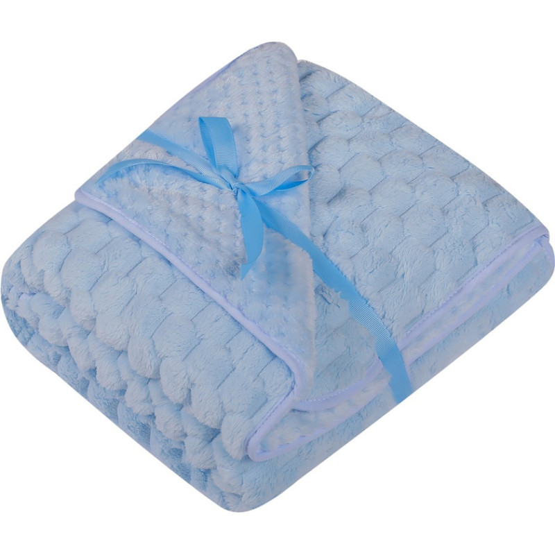 Duet Baby Balnket - 684 - 3D - size 80x90 - BLUE