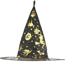 Nõiamüts must-kuldne