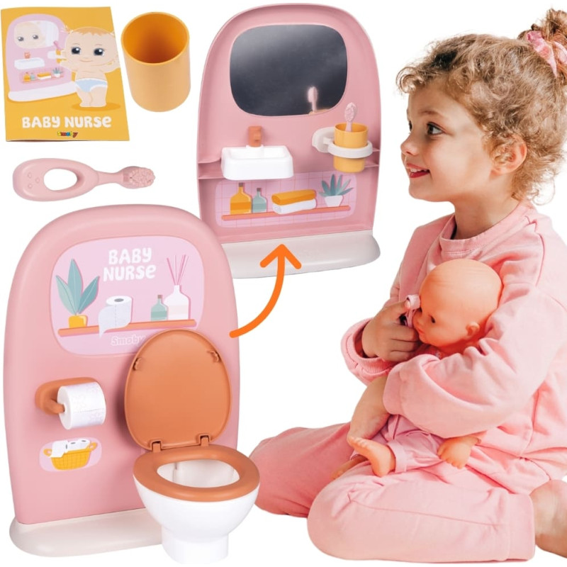 Smoby Baby Nurse - Dwustronna toaleta Dla lalki 42 cm