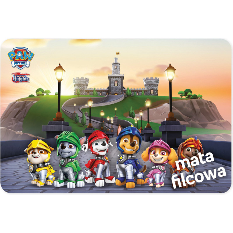 Nickelodeon Dywany CARPET GRIP PAW PATROL CASTLE 75X112
