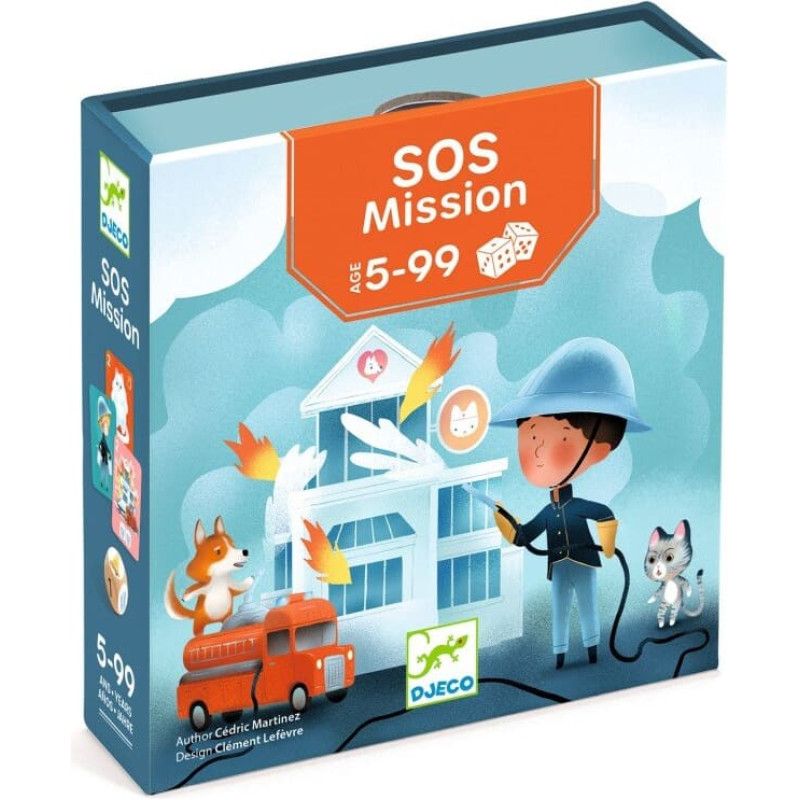 Djeco Žaidimas - Metamųjų kauliukų žaidimas - Gelbėjimo misija