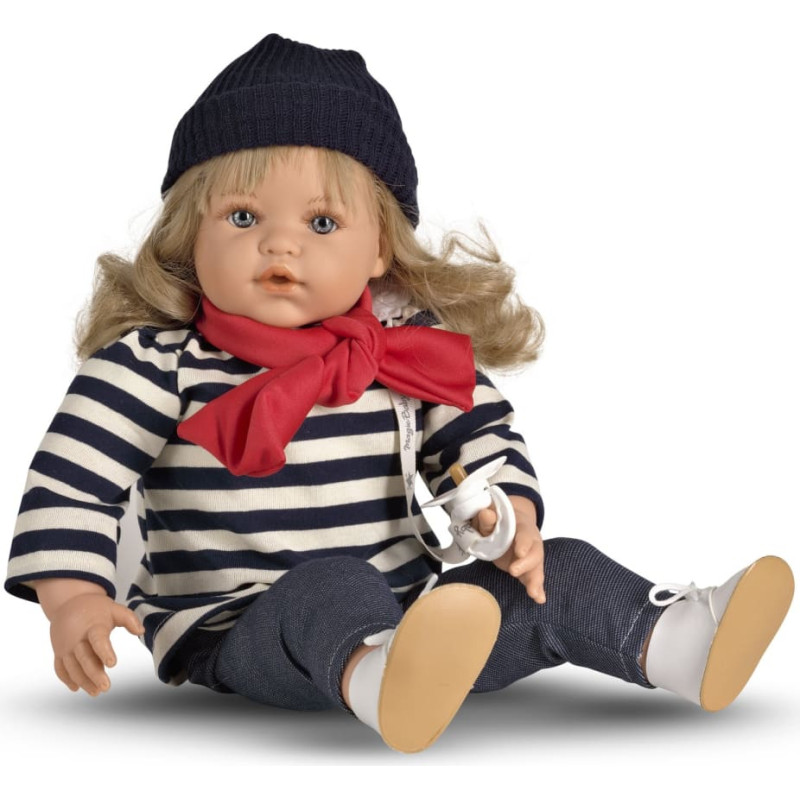 Magic Baby Doll "Susi" in striped jacket