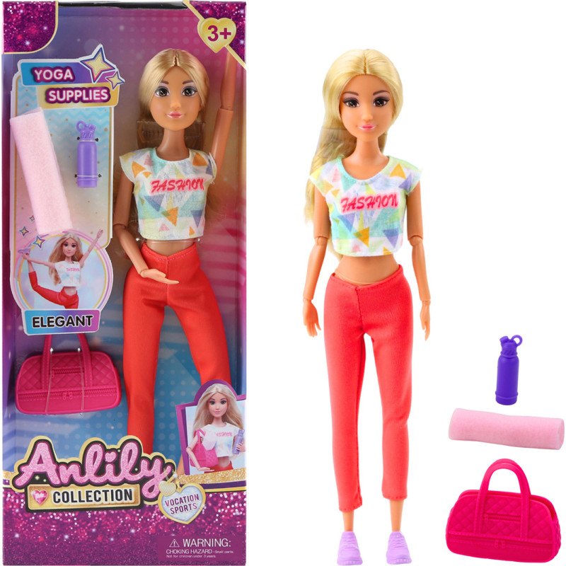 LALKA Z AKCESORIAMI DO JOGI