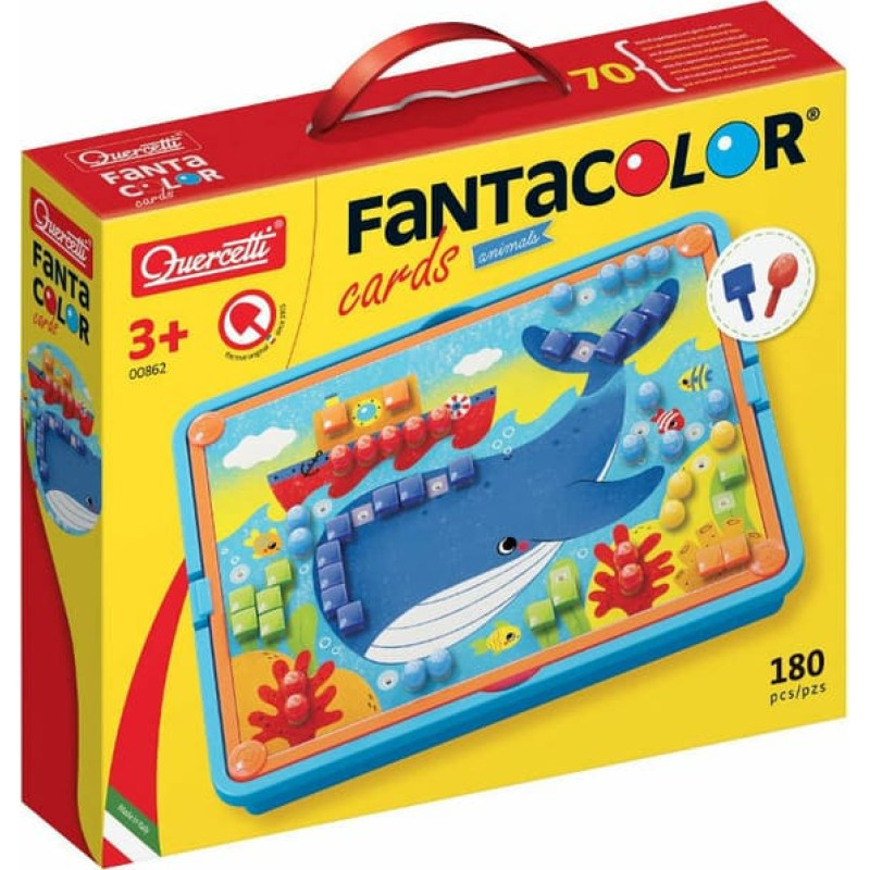 Quercetti Mosaic Fantacolor Cards Animals 3+ y