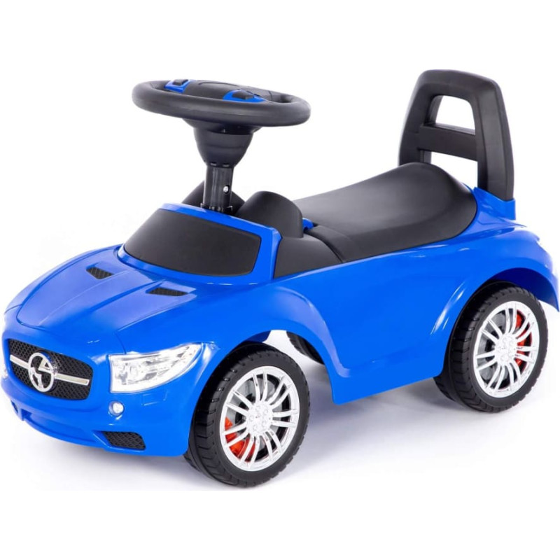 Polesie Push toy car with sound, blue 94872