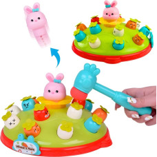 Woopie BABY Interaktywna Gra Zręcznościowa Wbij Marchewke Edukacyjna Uderz Młotkiem w Kreta