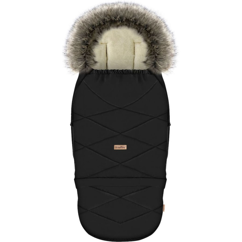 Adjustable footmuff with bag GrowUP Nordico 0-36m black