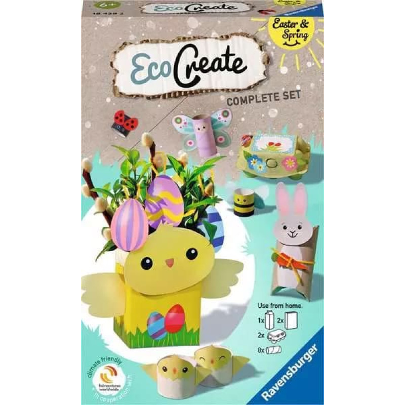 Ravensburger Craft Kit &ndash; EcoCreate Spring Time, 6+