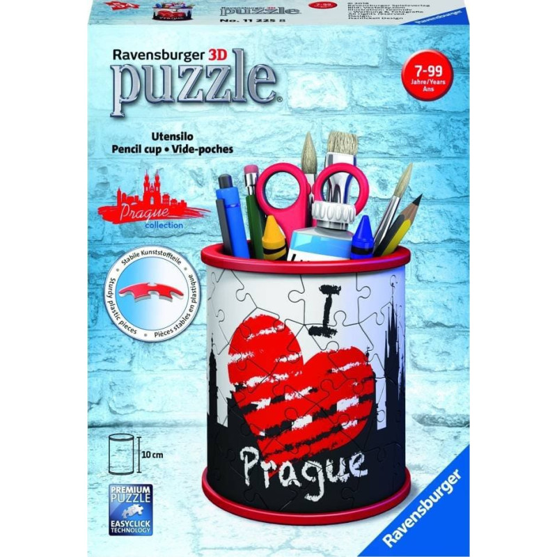 Ravensburger 3D puzzle pencil holder I Love Prague