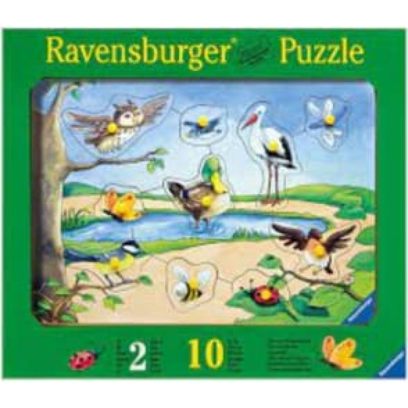 Ravensburger Wooden puzzle, 10 pieces – Who Flies