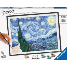 Ravensburger Paint by Numbers &ndash; CreArt ART: Starry Night (Van Gogh)