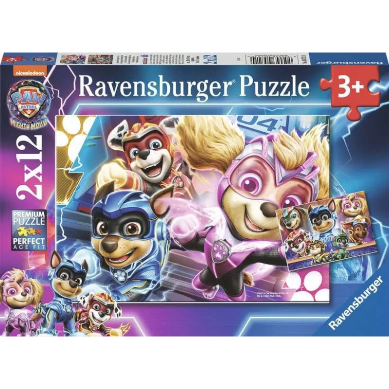 Ravensburger Puzzle 2x12 pcs Paw Patrol