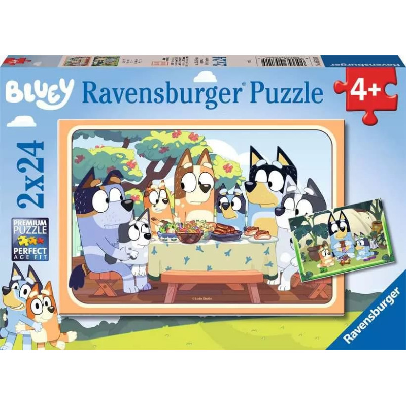 Ravensburger Puzzle 2x24 pcs Bluey