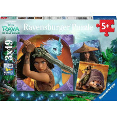 Ravensburger Puzzle 3x49 pcs Raya and the Last Dragon