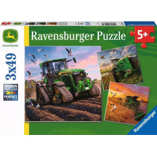 Ravensburger Puzzle 3x49 pcs Seasons of John Deere
