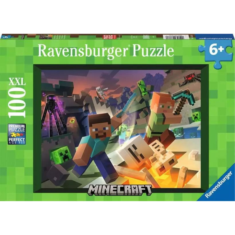 Ravensburger Puzzle 100 pcs Minecraft Monster