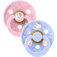 Bibs x Moomin – Colour Round Dancing - Baby Pink Mix 6-18m 2pcs