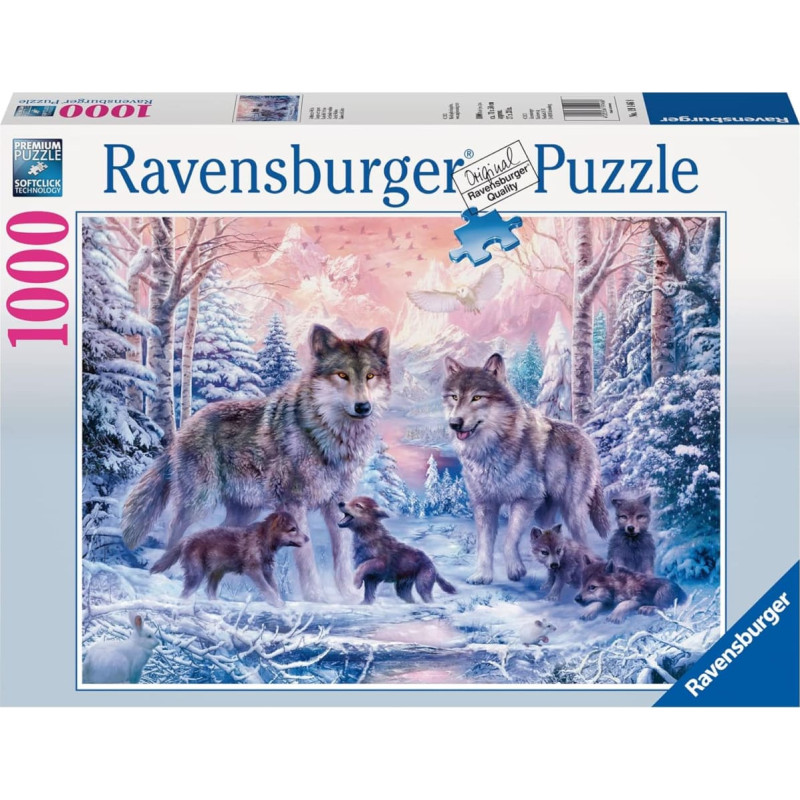 Ravensburger Puzzle 1000 Wolf Family