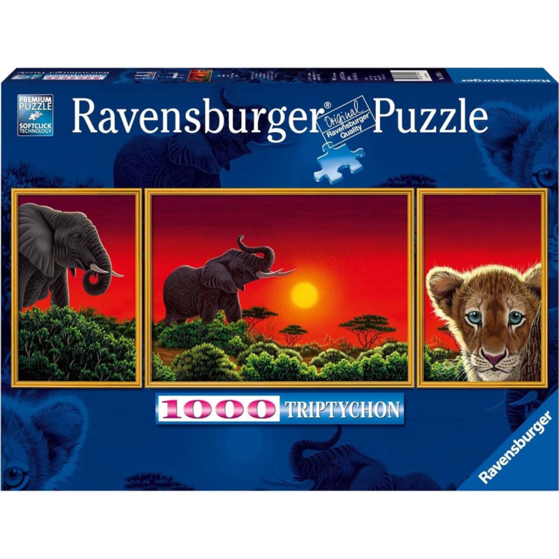 Ravensburger Puzzle 1000 The Heart of Africa