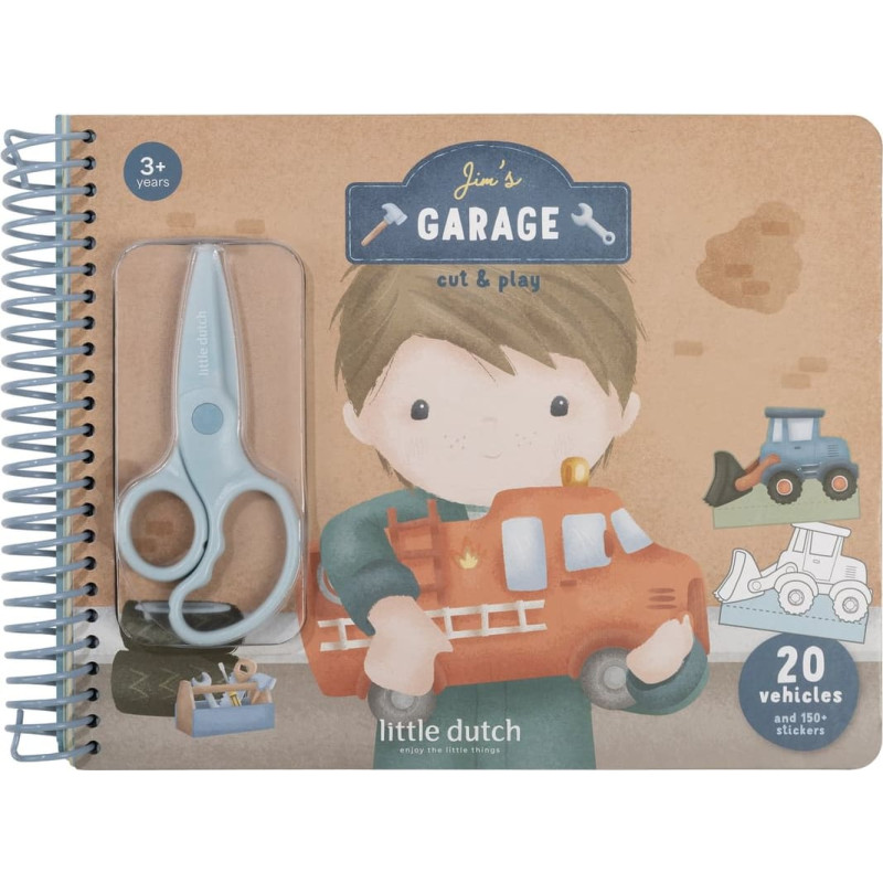 Little Dutch Book with Scissor Jim & Friends cars