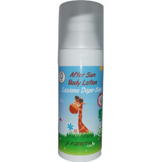 Azetabio Organic soothing after-sun cream with plant-based glycerin, Aloe vera and calendula extract, from 0+ months