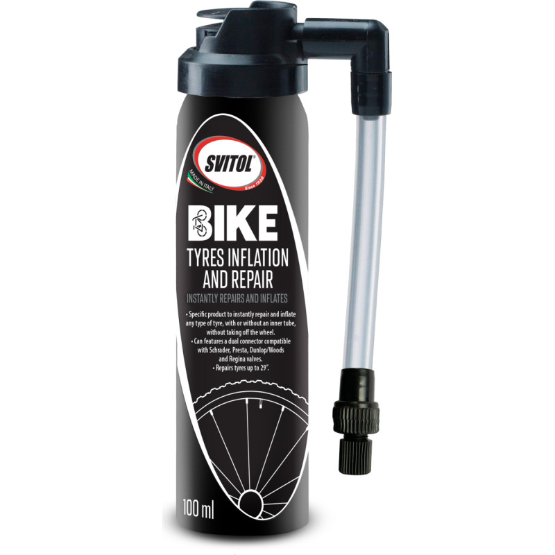 Svitol Dviračio padangų taisymo ir pripūtimo priemonė SVITOL BIKE, 100 ml