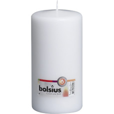 Bolsius Svece cilindrs &Oslash;200x98mm balta