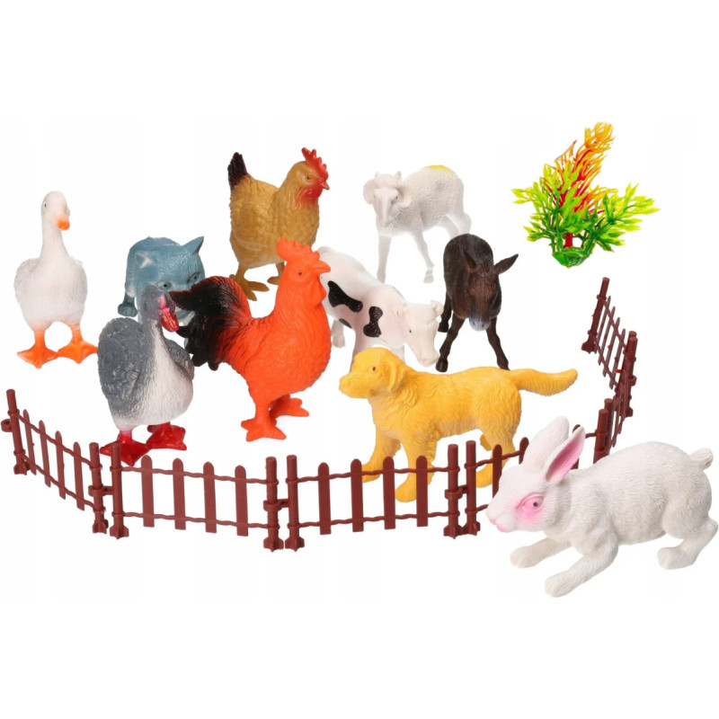 ZESTAW ZWIERZĄT DOMOWYCH FARMA 8 SZTUK