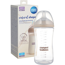 Canpol 35/402 Butelka Natural Shape ze smoczkiem dwustrefowym 330ml