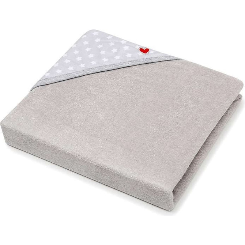 Baby To Love SMART BABY TOWEL - WHITE STARS - BAMBOO