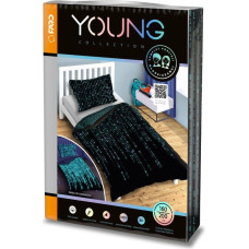 POŚCIEL KPL. MŁODZIEŻOWA 032 MATRIX FLUO 160X200+70X80 BAW.MŁ.