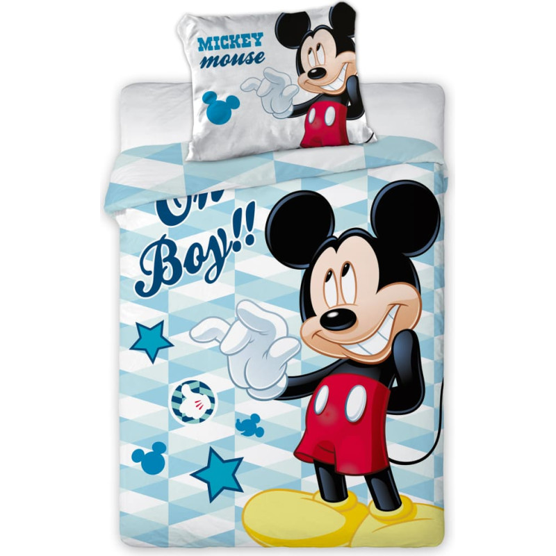 POŚCIEL KPL. MICKEY 001W 100x135+40x60 BAWEŁNA