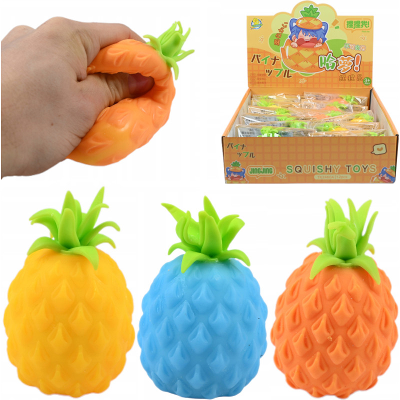 GNIOTEK DO ŚCISKANIA ANANAS 3 KOLORY