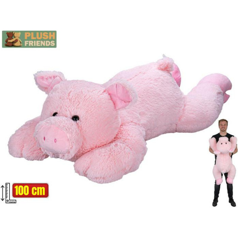 Mikro Hracky Plush toy - 02657 - PIGGY - size 100 cm