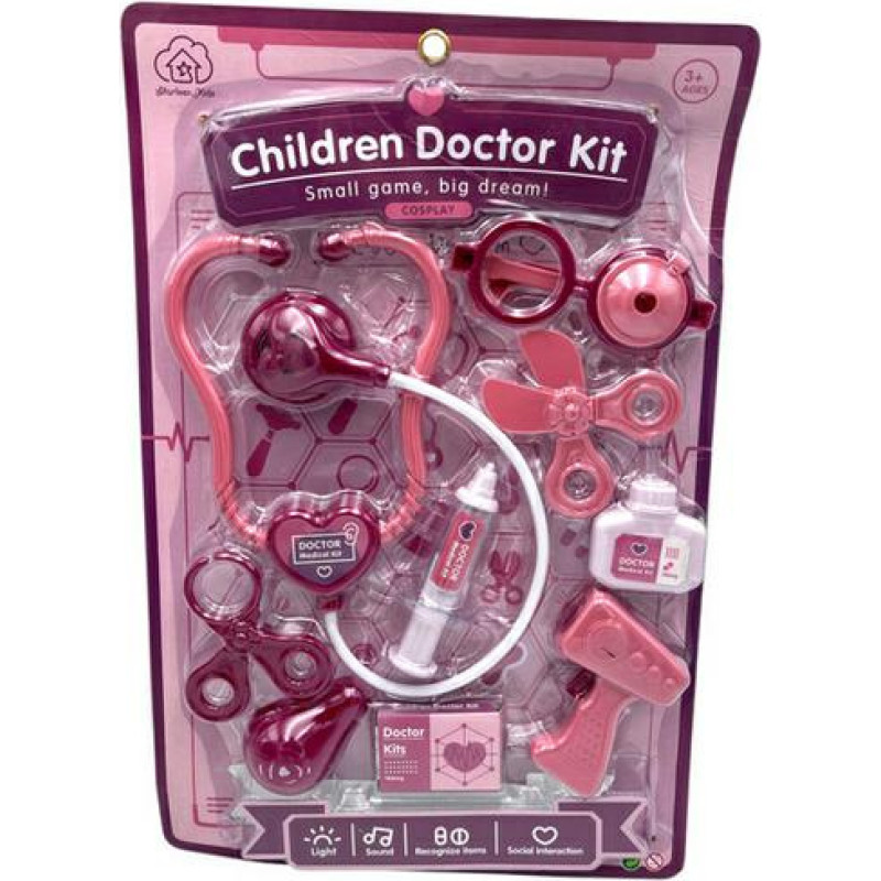 78496 Gydytojo rinkinys – rožinis
