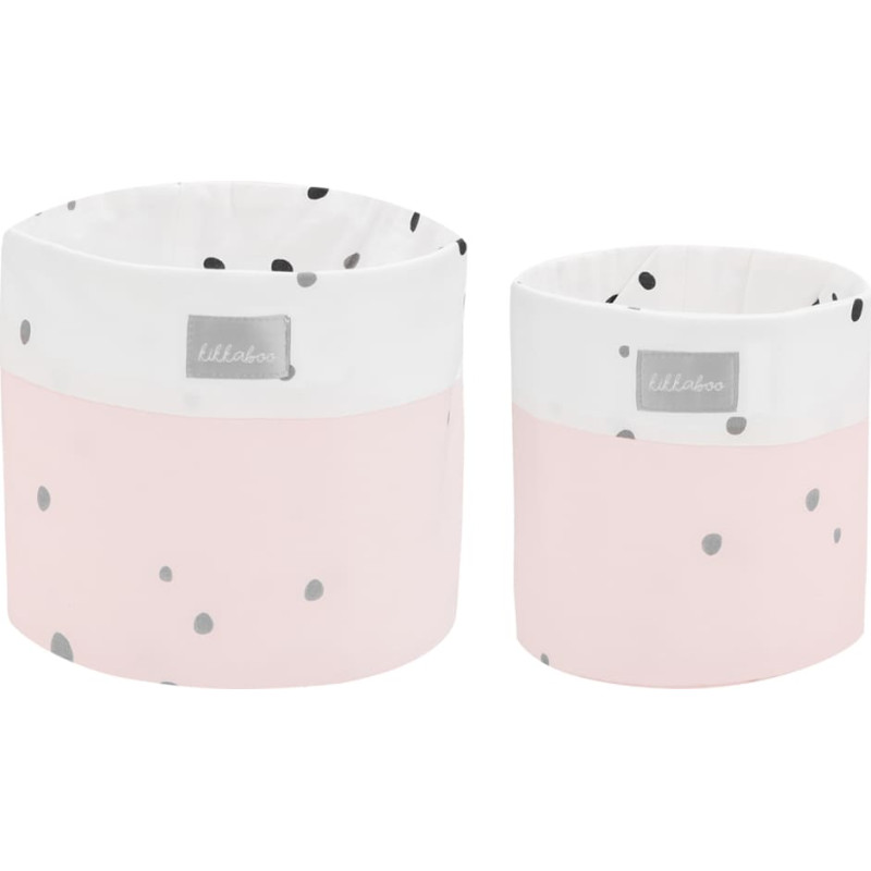 Nursery basket set 2 pcs - 22cm and 18cm Bear with me Pink