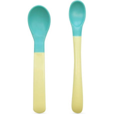 Baboo Soft-tip spoons Lagoon Fiesta, 4+ months, 2 pcs